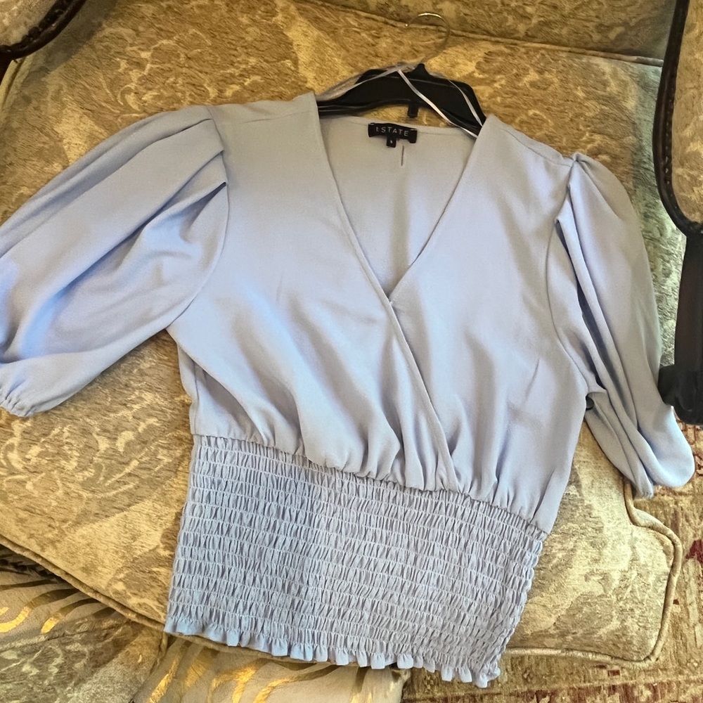 1 state light blue top